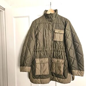Ganni Quilted Parka